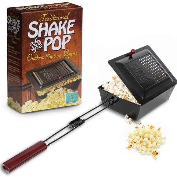 Traditional shake and pop outdoor popcorn popper - Picture 3 of 8